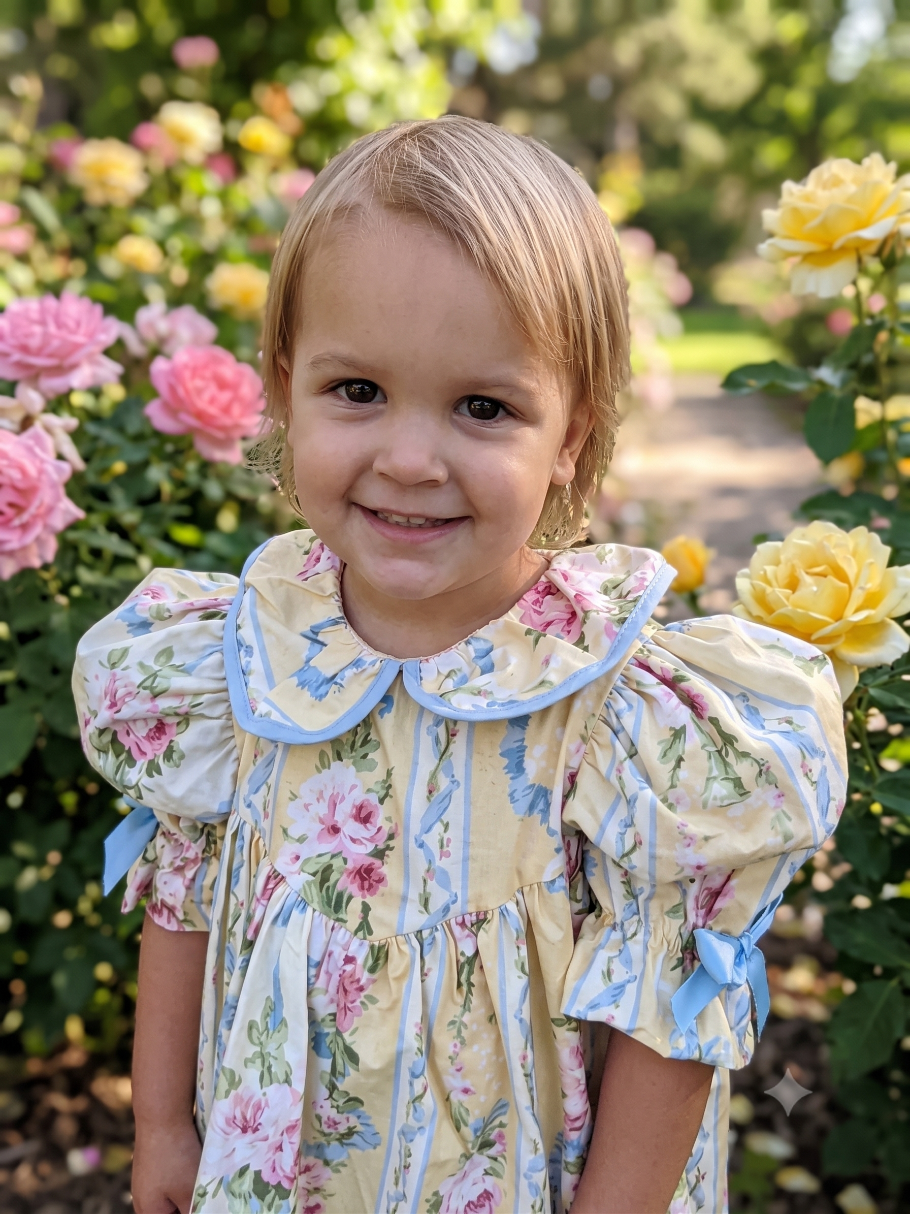 Precious Lyra in her Storybook Heirloom dress.